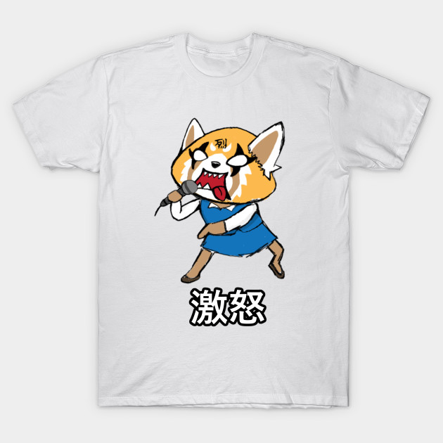 Aggretsuko T Shirts Aggretsuko 激怒 T Shirt Tp Aggretsuko Merch