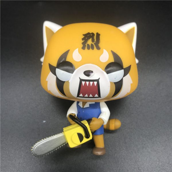 Aggretsuko Rage Chainsaw Date Night reative cartoon figurine Vinyl Action Collectible Model Toy for gift 1 - Aggretsuko Merch