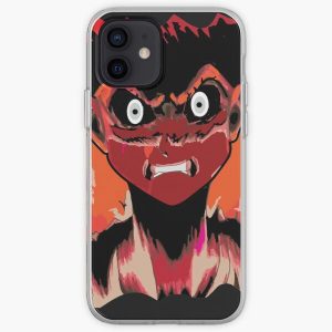 Anime Wut Zombie Charakter Emotion iPhone Flexible Hülle RB2204product Offizieller Aggretsuko Merch