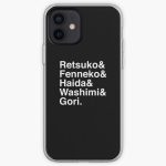 aggretsuko line up iPhone Soft Case RB2204product Offical Aggretsuko Merch