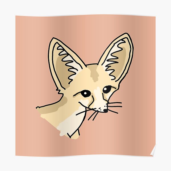 Fennec Fox 3 Poster RB2204product Offical Aggretsuko Merch