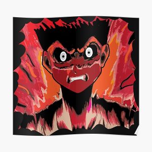Anime Wut Zombie Charakter Emotion Poster RB2204product Offizieller Aggretsuko Merch