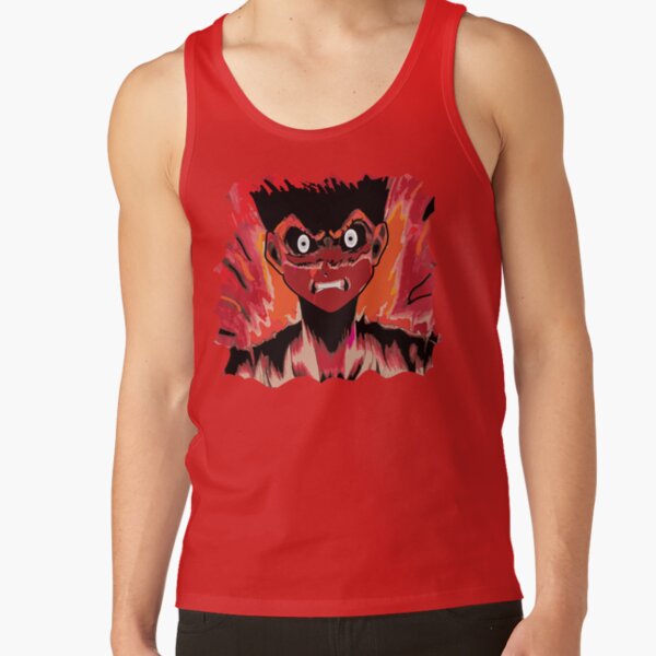 Anime rage zombie caracter emotion Tank Top RB2204product Offical Aggretsuko Merch