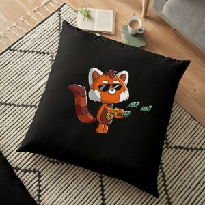 Cute Red Panda Buy yourself something nice Kawaii  Floor Pillow RB2204product Offical Aggretsuko Merch