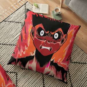 Anime rage zombie caracter emotion Floor Pillow RB2204product Offical Aggretsuko Merch