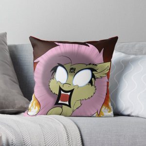 My Little Pony x Aggretsuko crossover - Aggreshy Throw Pillow RB2204product Offical Aggretsuko Merch