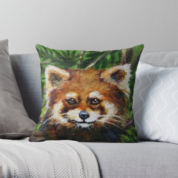 Red Panda Throw Pillow RB2204product Offical Aggretsuko Merch
