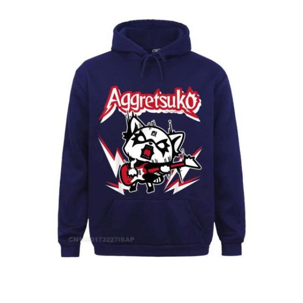 Aggretsuko Rocker Rage Tee Shirt Special Men Sweatshirts Long Sleeve Hoodies Printed On Clothes Happy New 11.jpg 640x640 11 - Aggretsuko Merch