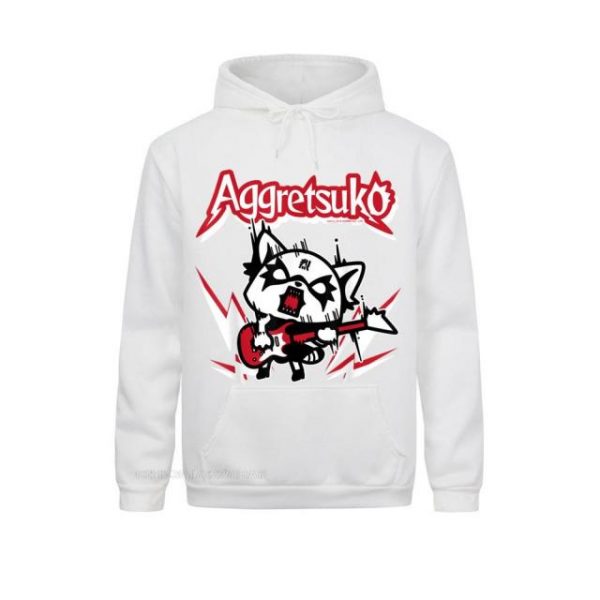 Aggretsuko Rocker Rage Tee Shirt Special Men Sweatshirts Long Sleeve Hoodies Printed On Clothes Happy New 9.jpg 640x640 9 - Aggretsuko Merch